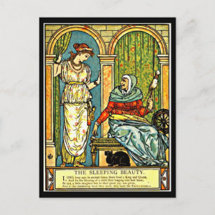 Postale Illustration Vintage carte postale-Walter Crane 12