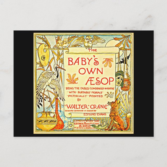 Postale Illustration Vintage carte postale-Walter Crane 32 (Devant)