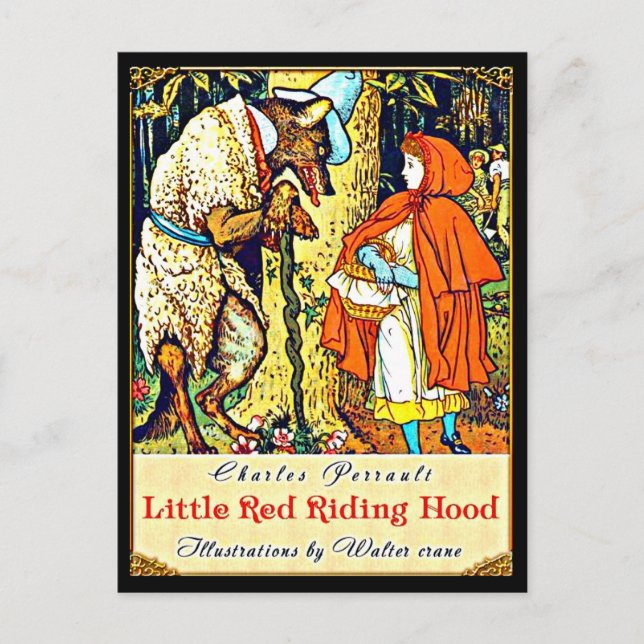 Postale Illustration Vintage carte postale-Walter Crane 40 (Devant)