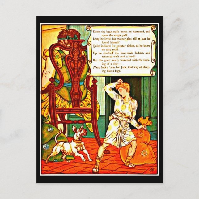 Postale Illustration Vintage carte postale-Walter Crane 47 (Devant)