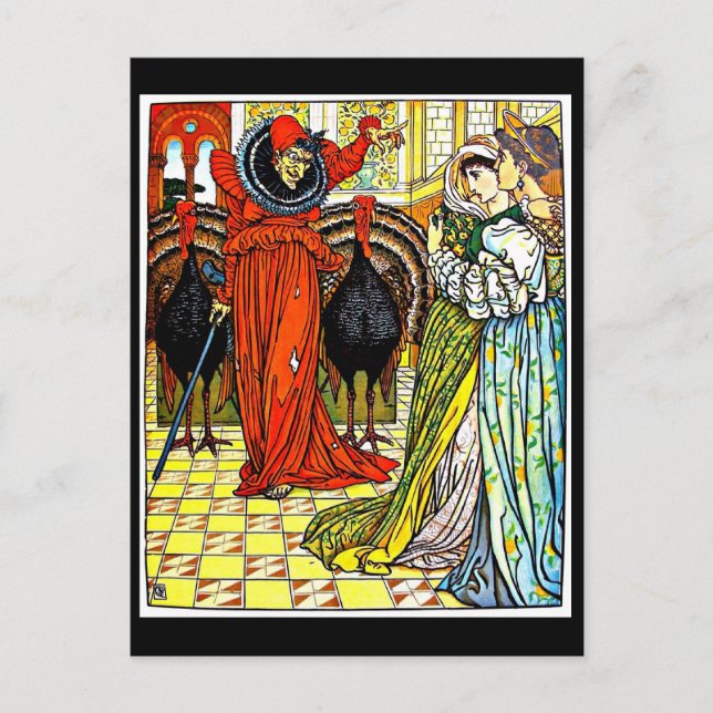 Postale Illustration Vintage carte postale-Walter Crane 49 (Devant)