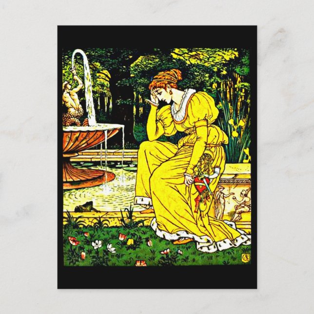Postale Illustration Vintage carte postale-Walter Crane 52 (Devant)