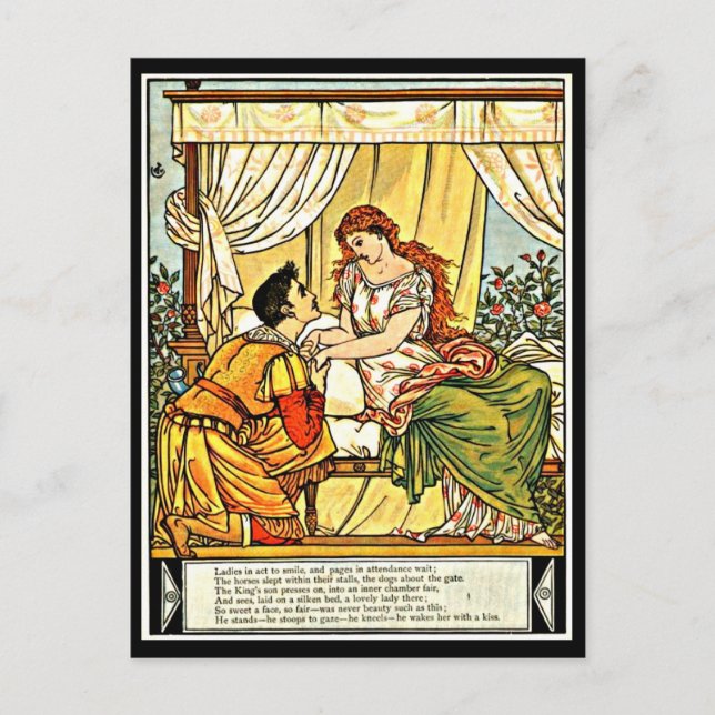 Postale Illustration Vintage carte postale-Walter Crane 57 (Devant)