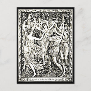 Postale Illustration Vintage carte postale-Walter Crane 60