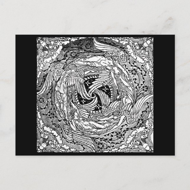 Postale Illustration Vintage carte postale-Walter Crane 62 (Devant)