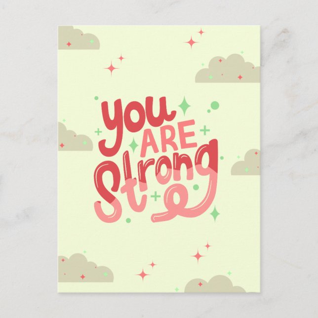 Postale Imprimable Cute Vous êtes une carte de voeux solid (Devant)