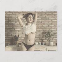 Incroyable ! Photographie de lingerie modèle carte