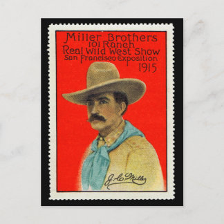 Postale J.C. Miller de la carte 101 Ranch Poster Stamp Car