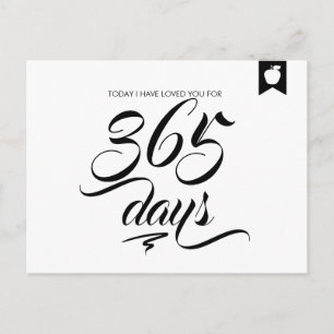 Postale J'Ai Aimé Vous Jours Anniversaire Love Carte Posta