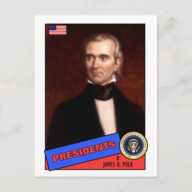 Postale James K. Carte Polk Baseball (Devant)
