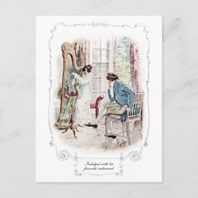 Postale Jane Austen Mansfield Park Illustration Carte post (Devant)