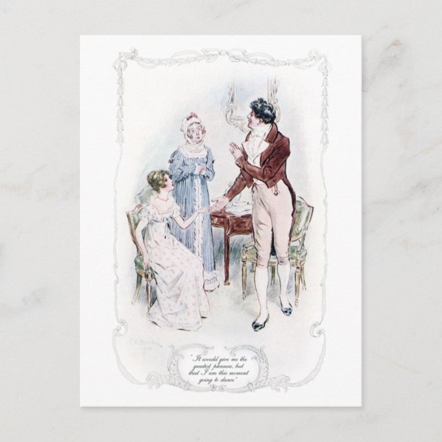 Postale Jane Austen Mansfield Park Illustration Carte post (Devant)
