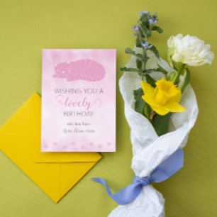 Postale Je vous souhaite un joyeux anniversaire, carte de