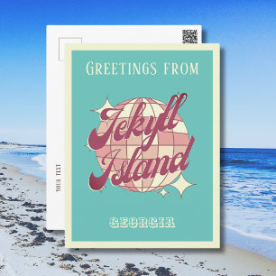 Postale Jekyll Island Georgia USA retro vintage Carte post