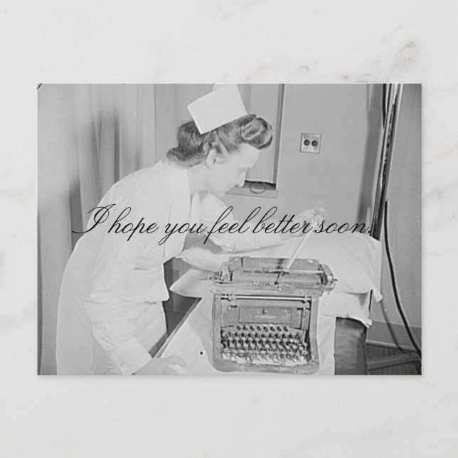 Postale J'Espère Que Tu Te Sens Mieux Bientôt Carte Postal (Devant)