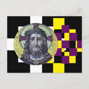 Postale Jésus Christ & Compassion, art moderne / carte pos