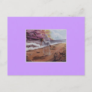 Postale JÉSUS portant une femme en difficulté Zazzle Carte