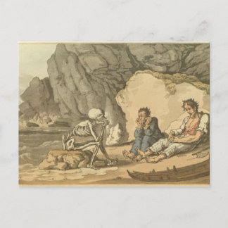 Postale jetez toujours en souhaitant être ici carte postal