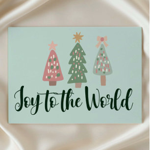 Postale Joie au Monde Carte de Noël 
