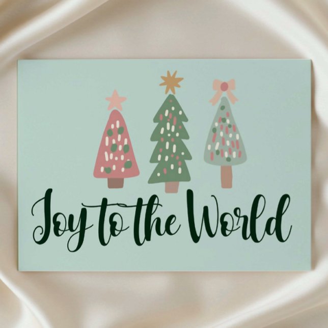 Postale Joie au Monde Carte de Noël  (Créateur téléchargé)