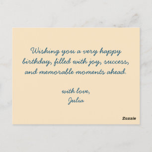 Postale Joli motif inspiré des feux d'artifice - Carte d'a