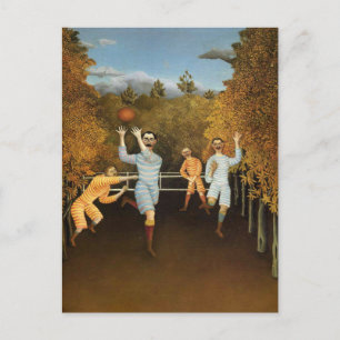 Postale Joueurs de football par Henri Rousseau Carte posta