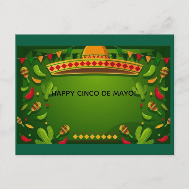 Postale Joyeux Cinco de Mayo ! Carte de vœux (Devant)