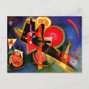Postale Kandinsky - En Bleu, célèbre carte d'art