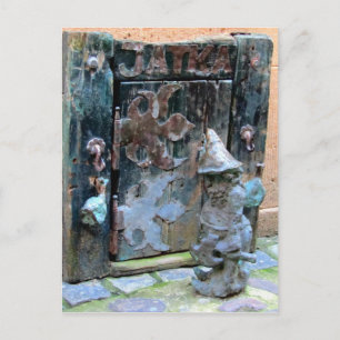 Postale "Knock Knock Gnome" - Wroclaw, Pologne Carte posta