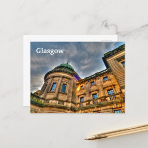 Postale La bibliothèque Mitchell, Glasgow, Ecosse Carte po