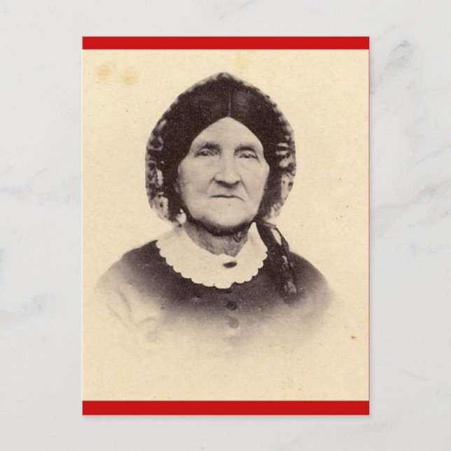 Postale La carte de la vieille femme (Devant)