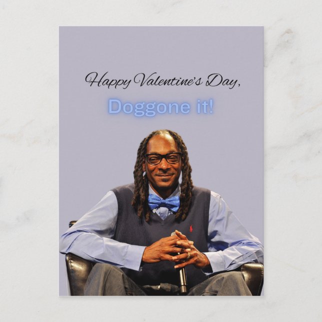 Postale La carte de Saint Valentin, Snoop Dogg (Devant)