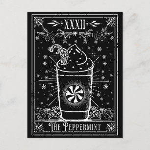 Postale La carte de tarot Latte à la menthe poivrée