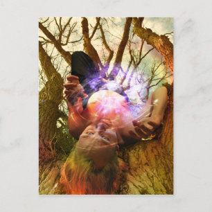 Postale La carte du Pendu dans l'art du Tarot