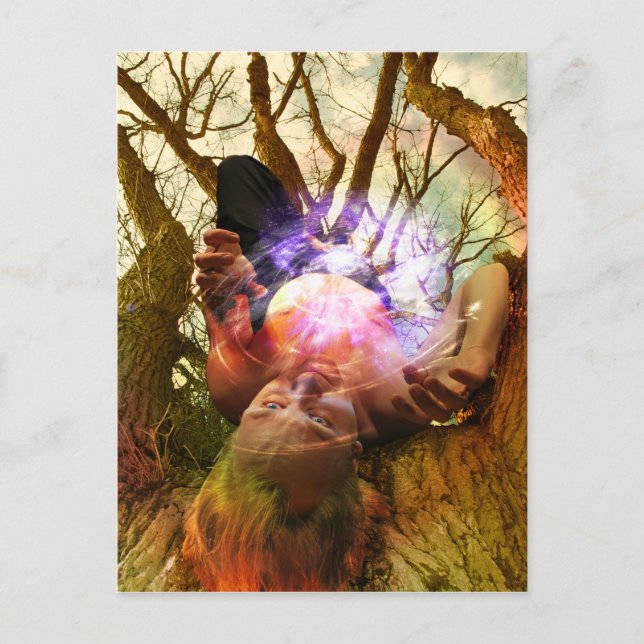 Postale La carte du Pendu dans l'art du Tarot (Devant)