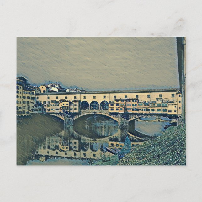 Postale La carte Ponte Vecchio (Devant)