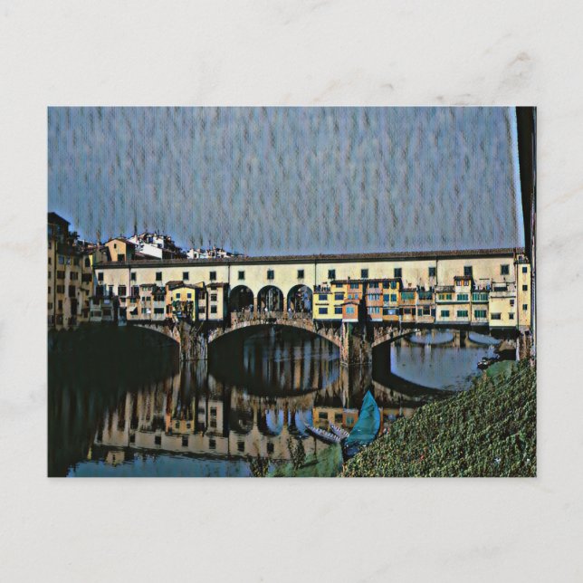 Postale La carte Ponte Vecchio (Devant)