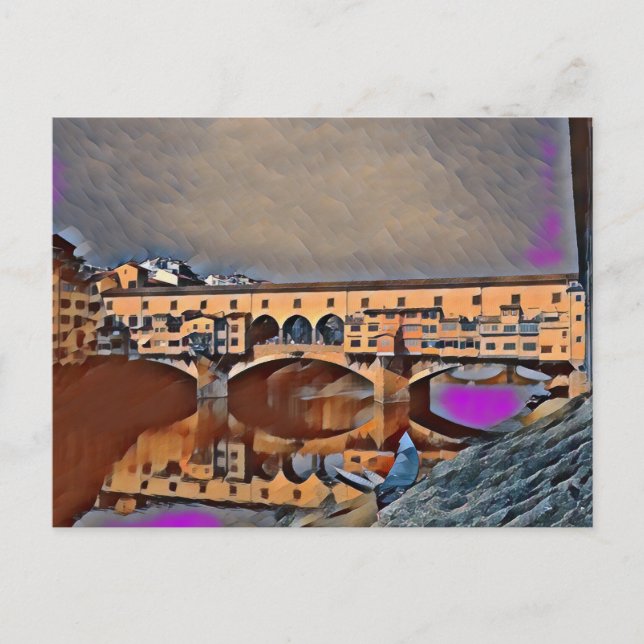 Postale La carte Ponte Vecchio (Devant)