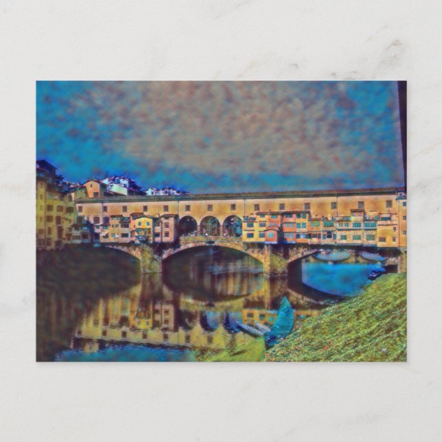 Postale La carte Ponte Vecchio (Devant)