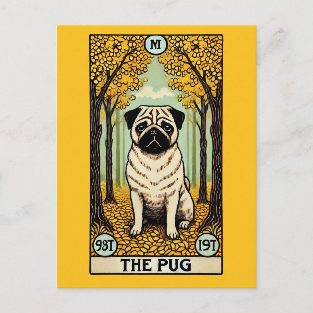 Postale La carte Tarot Carlin (Devant)