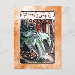 Postale La carte Tarot Chariot