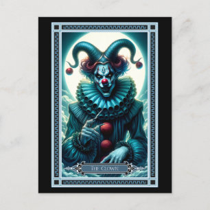 Postale La carte Tarot Clown