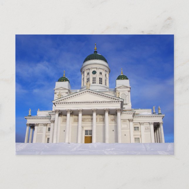 Postale La Cathédrale D'Helsinki Tuomiokirkko En Carte Pos (Devant)