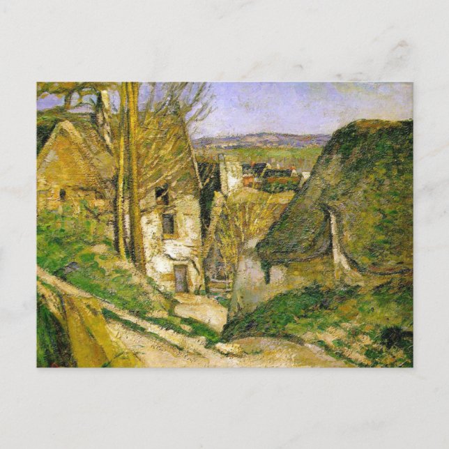 Postale La Maison de l'homme pendu par Paul Cezanne Carte  (Devant)