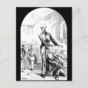 Postale La mort comme le vrai Gardien des Pauvres carte po