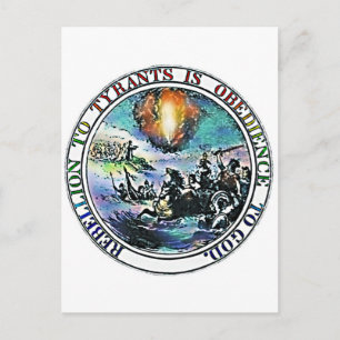Postale La rébellion aux tyrans est obéissance à la carte