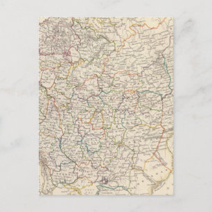 Postale La Russie en Europe carte générale