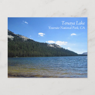 Postale Lac Tenaya, Parc national de Yosemite, carte posta