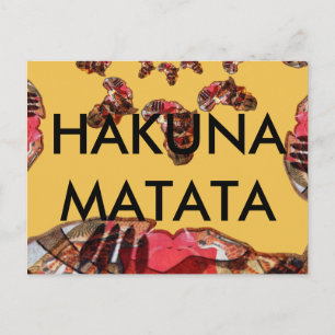 Postale L'Afrique en mouvement : Carte Kaleidoscope