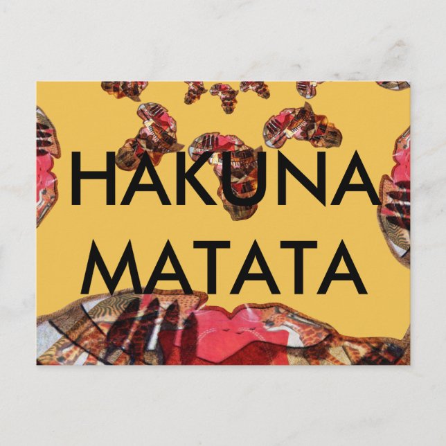 Postale L'Afrique en mouvement : Carte Kaleidoscope (Devant)